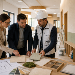 Comment intégrer un revêtement mural écologique dans un projet ERP sans complexifier le chantier